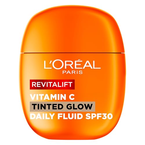 LOréal Paris Revitalift Clinical Vitamin C Tinted Glow Daily Fluid SPF 30 SPF 30 + Vitamin E Tinted Glow Moisturiser with SPF and Vitamin C 40ml