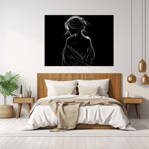 Póster de lienzo moderno de 20x30cm enmarcado para renovar paredes vacías 4