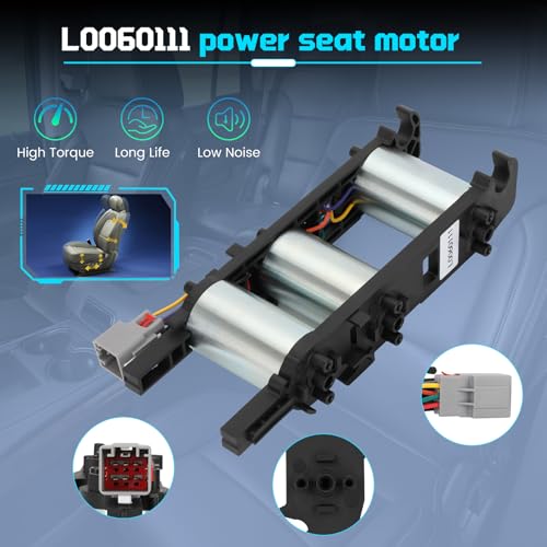 image for Iridesc 6 or 8 Way Power seat Motor Compatible with 2007-2014 Cadillac