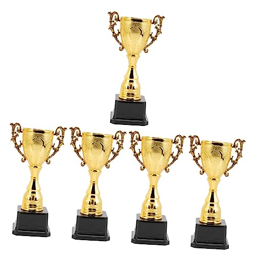 Sosoport 5 Pçs Troféu Coisas De Futebol Coisas De Criança Mini Troféus Mini Troféu De Copos Cerimôni