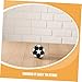 JOINPAYA 10pcs Mini Table Footballs Decorative Star Pattern Soccer Balls for Desktop Football Accessories for Family Bonding and Parties