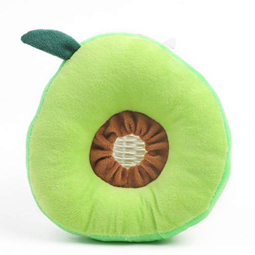 FLAdorepet Kaninchenschutzkegel für nach Operationen, Elizabeth Halswiederherstellungshalsband für Kleintiere, Hasentoast, Avocado-Kostüm (klein (1 Stück), Avocado)