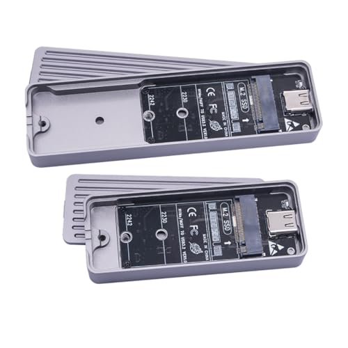 Caja externa para disco duro M.2 NGFF+NVME 4TB USB-C 20Gbps miniatura 3