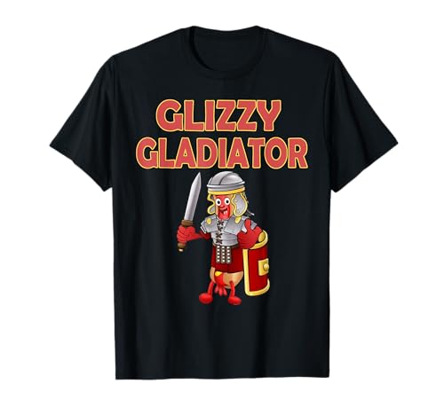 Glizzy Gladiator Hot Dog in Armor Suit Costume T-Shirt for Men Women Kids