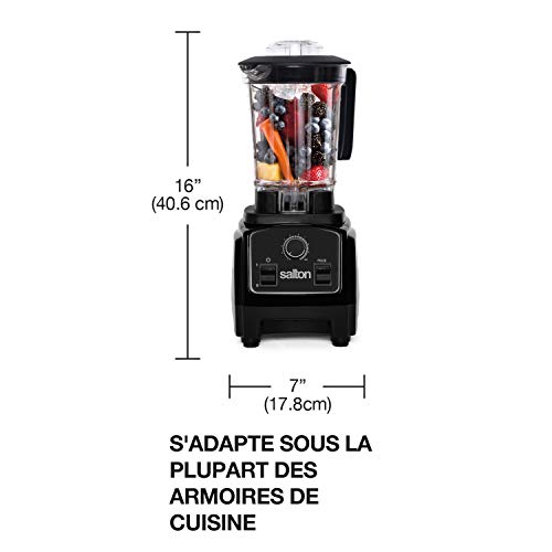 Salton Bl1638Bl Compact Power, Black Blender, 1.2 Liters #TOP3