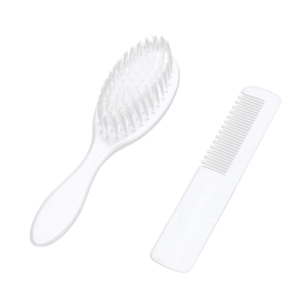 2 Pcs Baby Hair Brush Comb Set For Newborns Infant Scalp Massage Nursing Supplies