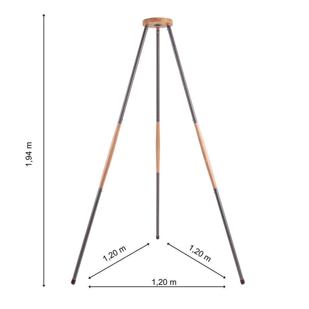 Premium Federwiege Grau mit Tipi Anthrazit - für Babys ab Geburt bis 15 kg - geborgener und sicherer Babyschlaf - Bio-Baumwolle und Matratze mit Schafwolle -