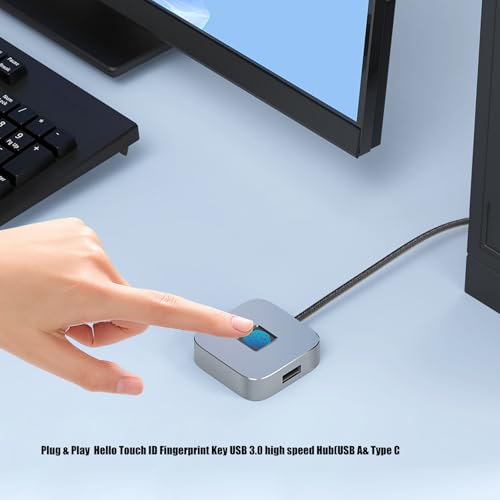 Lector de huella USB con algoritmo de autoaprendizaje y cifrado para PC 4