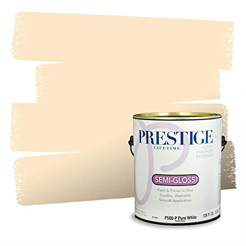 PRESTIGE Paints Interior Paint and Primer In One, 1-Gallon, Semi-Gloss, Comparable Match of Valspar* Evening Sun*