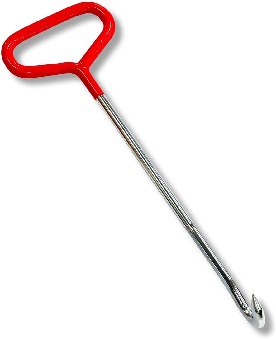 Manhole Cover Hook, Handy Sized,13.7 inches Made of S50C Carbon Steel, Made in Japan (1pc)