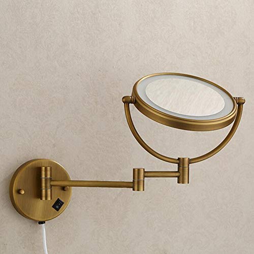 Miroir de maquillage LED mural extensible pour sublimer votre routine