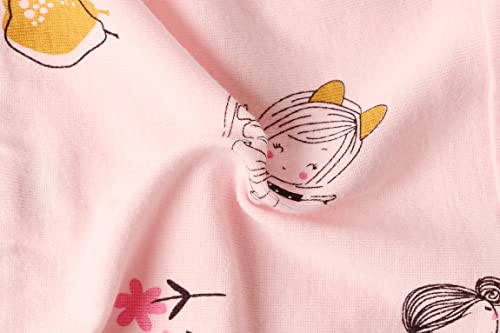 Boboking Soft 100% Cotton Girls'panties Boyshort Little Girls'underwear Toddler Undies 7/8Y Pink #TOP5