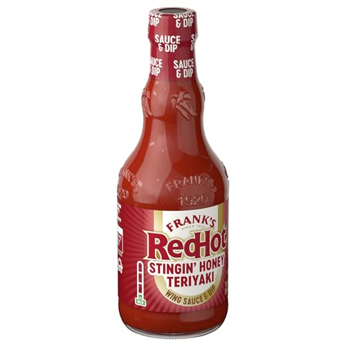 Frank's RedHot Stingin' Honey Teriyaki Wings Sauce, 12 fl oz