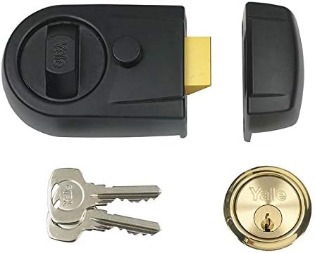 Yale P-89-SC Sicherheitsschloss - Automatisches Riegelschloss Chrom