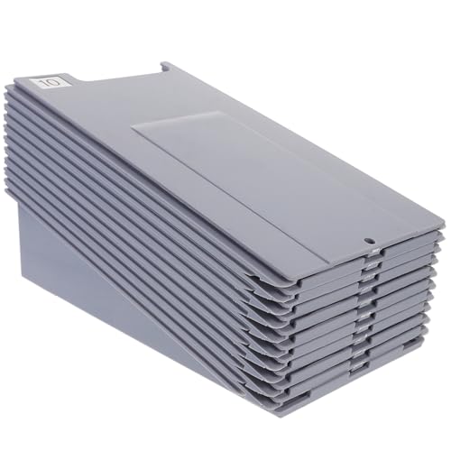 Fiches perdues ? Utilisez ce support mural pour cartes de présence rétractable blanc - 2