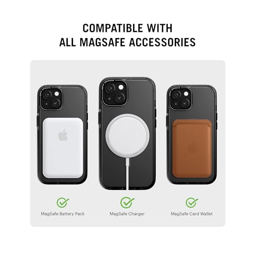 Image of DailyObjects Polycarbonate Battle Stride 2.0 Magnetic Case Cover for iPhone 15 | Compatible with Wireless Charging Slim Back Cover with Inner Magnetic Ring Shockproof, Multicolor