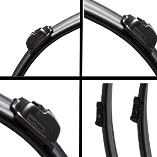 Image of Oshotto Frameless (O.E.M Type) Wiper Blades Compatible with Skoda Fabia