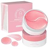 YOYORY Under Eye Patches for Dark Circles and Puffiness, 60 Pcs Collagen Eye Masks for Eye Bags, Fine Lines & Wrinkles, Eye Treatment with Hyaluronic Acid for Hydrating & Moisturizing, Pink