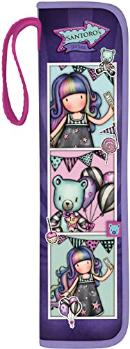 Santoro, Portaflautas Gorjuss Fairground Up And Away 10X36X2,5Cm Unisex niños, Multicolor, Talla única