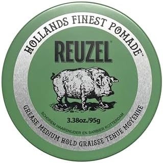 REUZEL Green Grease Pomade Medium Hold Low Shine 0.21 lb