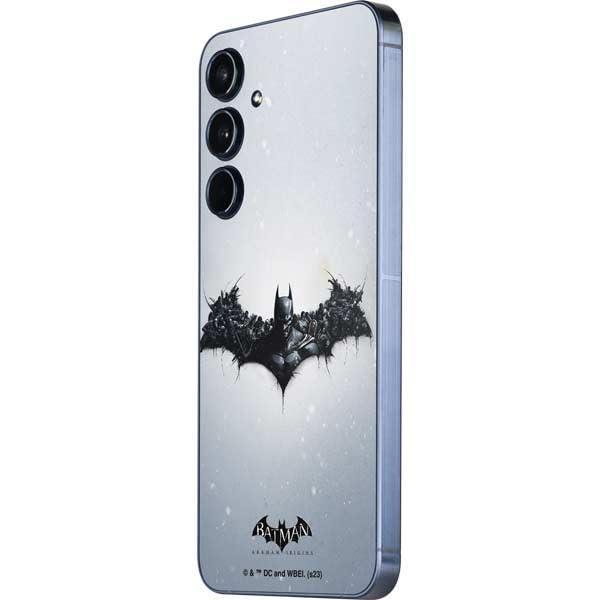 Skinit Decal Phone Skin Compatible with Galaxy A36 5G - Officially Licensed DC Comics Arkham Origins Arkham Logo Design