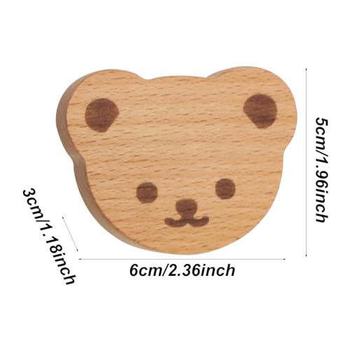 Boutons de tiroir en bois ours pour relooker la commode de chambre bébé - 6