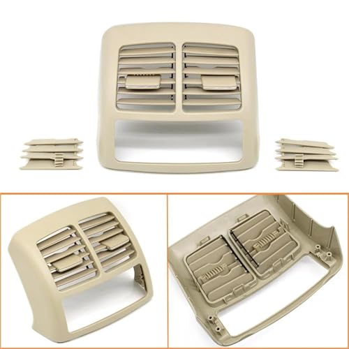 Grille aération Benz W211 2003-2008 cache buse climatisation arrière beige - 3