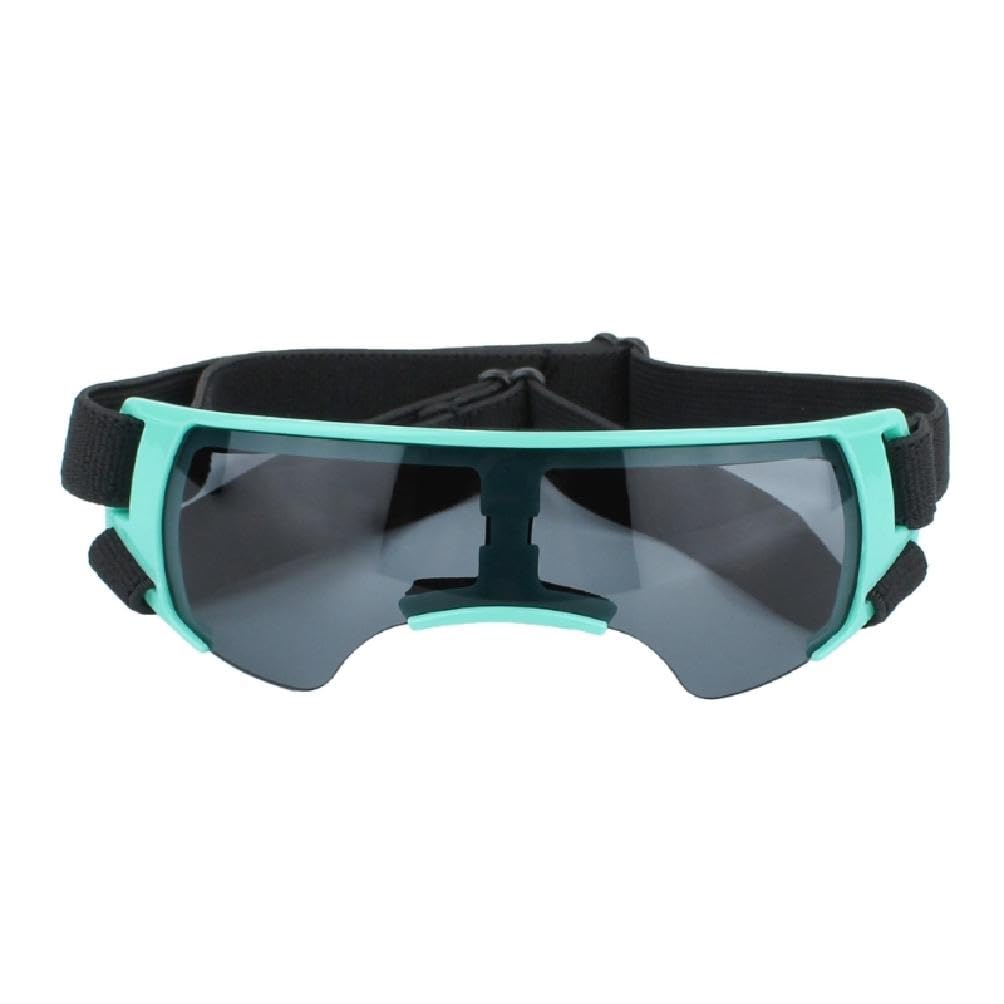 IOOOFU Dog Sunglasses for Small Dogs, Anti-UV, Windproof, Adjustable, Blue, Plastic, EVA