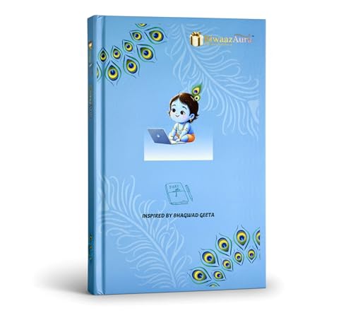 Image of Daily Diary | Day To Day Planner | Krishna Learnings | Daily Goals & Self-Assessment | Krishna Diary |Motivational Journal | Inspired By Bhagvad Gita