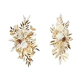 KTUXZCI Elegante Blumenarrangements für den Hochzeitsbogen: Girlanden verwandeln langweilige Räume in wunderschöne Festlocations. Der Kranz am Hochzeitsbogen dient als Florale, Gold