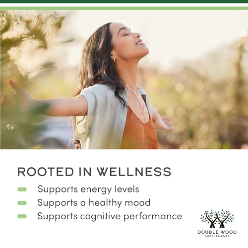 image for Double Wood Supplements Rhodiola Rosea Supplement 500mg, 120 Vegan Cap