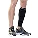 Zensah Calf/Shin Splint Compression Sleeve (singe sleeve), Black, Large/X-Large