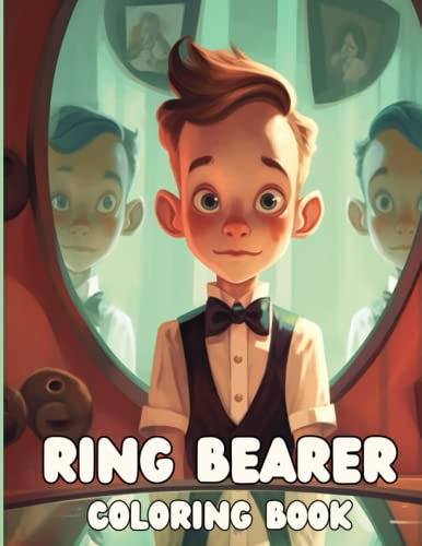 Ring Bearer Coloring Book: Awesome Wedding Coloring Book for kids