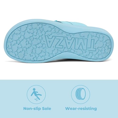 Image of Womens Platform Arch Support Flip Flops | Summer Wedge orthotic Slide Sandals footbed Thong Sandals for Pool Beach