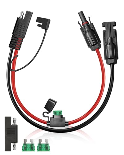 KYN Design Solar Panel Connector to SAE Adapter Cable 1FT 10AWG
