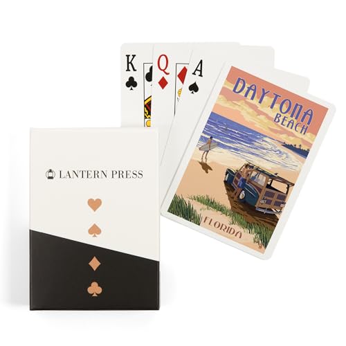 Lantern Press Daytona Beach, Naipes Póker 52 cartas
