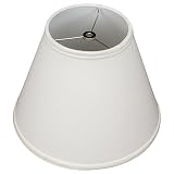 FenchelShades.com Lampshade 6" Top Diameter x 12" Bottom Diameter x 9" Slant Height with Washer (Spi