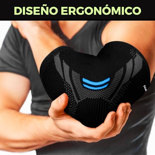 Image of NativoDex Elbow Support for Men & Women, Tennis Elbow & Golfers Elbow