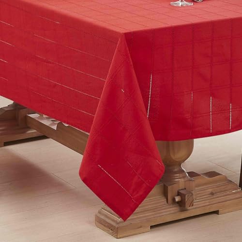 Nappe rectangulaire Izod rouge Chadwick textile de table - 3