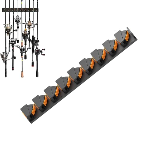 Support de canne à pêche mural pour garage et rangement intérieur - 2