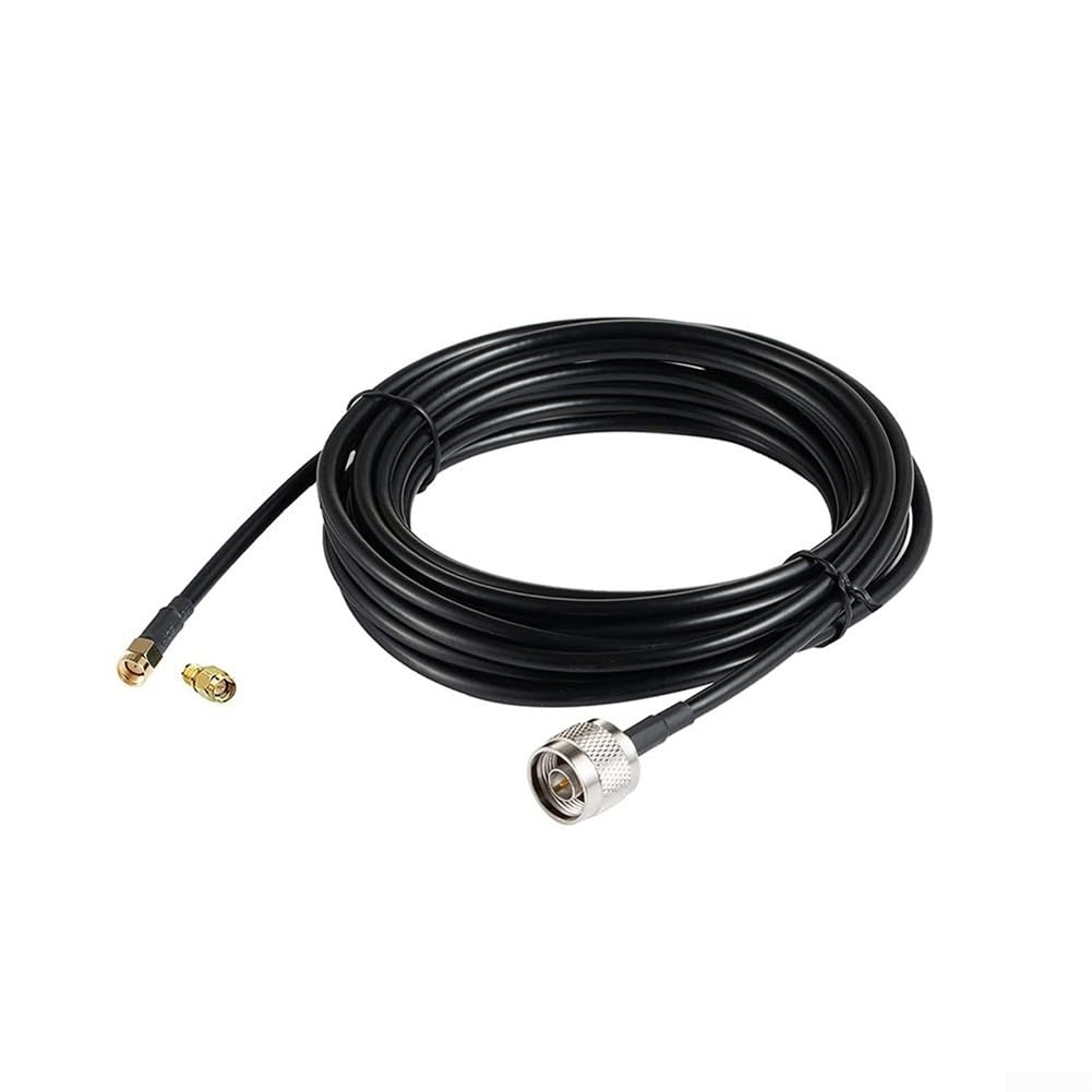 Antenne en fibre de verre 868 MHz 915 MHz 12 dBi pour points d'accès LoRaWAN avec connecteur N femelle pour une couverture omnidirectionnelle et câble KSR200