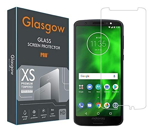 Glasgow Full Protection Tempered Glass for Motorola Moto G6 Plus [Anti-Scratch] [Gorilla] [Free Cleaning Kit Included] (B082HRTNG4) Amazon Price History, Amazon Price Tracker