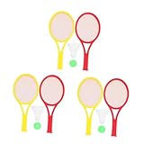 Raquettes de badminton - fabriquées en plastique et en nylon, elles sont durables et peuvent être utilisées en toute sécurité, raquette de tennis pour enfants débutants