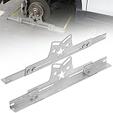 JHHJIFY Wheel Alignment Tool Kit 2Pcs, Stainless Steel Toe Alignment Tool Plates with Tape Measures, Car Front End Alignment Tool, Fast Accurate DIY Wheel Alignment Plates Kit for Car, Truck, SUV