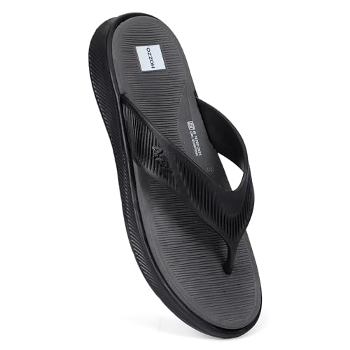 Image of OZZOH Flip-Flops For Men | Durable | Comfortable | Outdoor | Adventure | EVA Sole | PVC Strap | Long lasting | Men Slippers For Daily Use