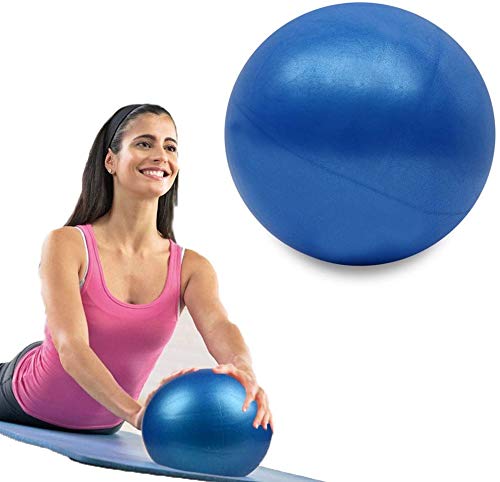 serveuttam 25CM Mini Aerobic Ball/Gym Ball Anti Burst Exercise Fitness Pilates Balance Ball with Straw for Air