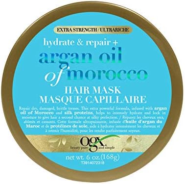 OGX Hydrate & Repair Argan Oil Of Morocco Hair Mask With Extra Strength, 168g