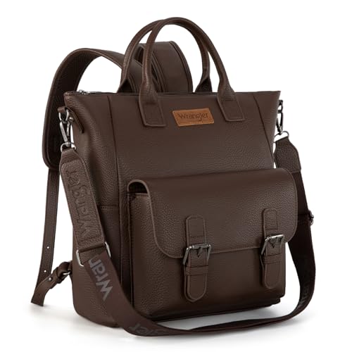 Image of Montana West Wrangler Backpack Purse for Women Medium Convertible Shoulder Bag with Crossbody Strap for Travel Work WG175-9110CF