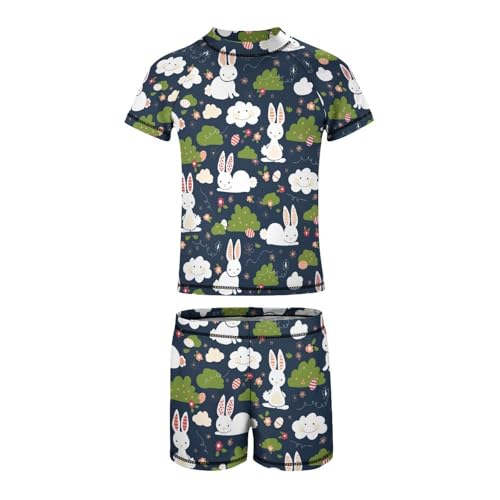 Cute Easter BunniesChildren's Swimsuits Boys Two Piece Suit9-11Y（140cm）4