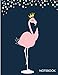 Produktbild Notebook: Queen flamingo on dark blue cover and Lined pages, Extra large (8.5 x 11) inches, 110 pages, White paper (Queen flamingo on dark blue notebook, Band 5)